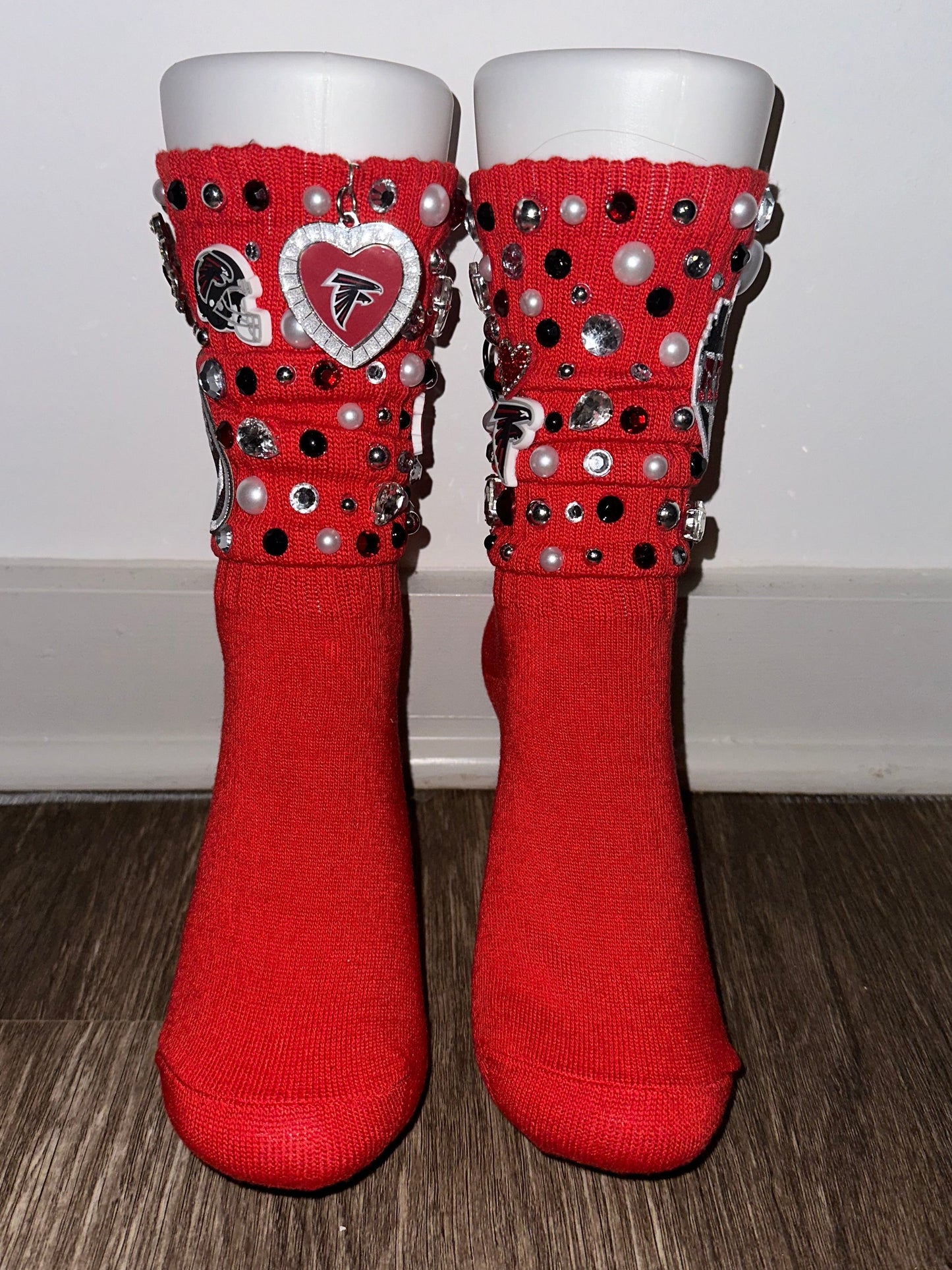 NFL Charm Socks W/Denim