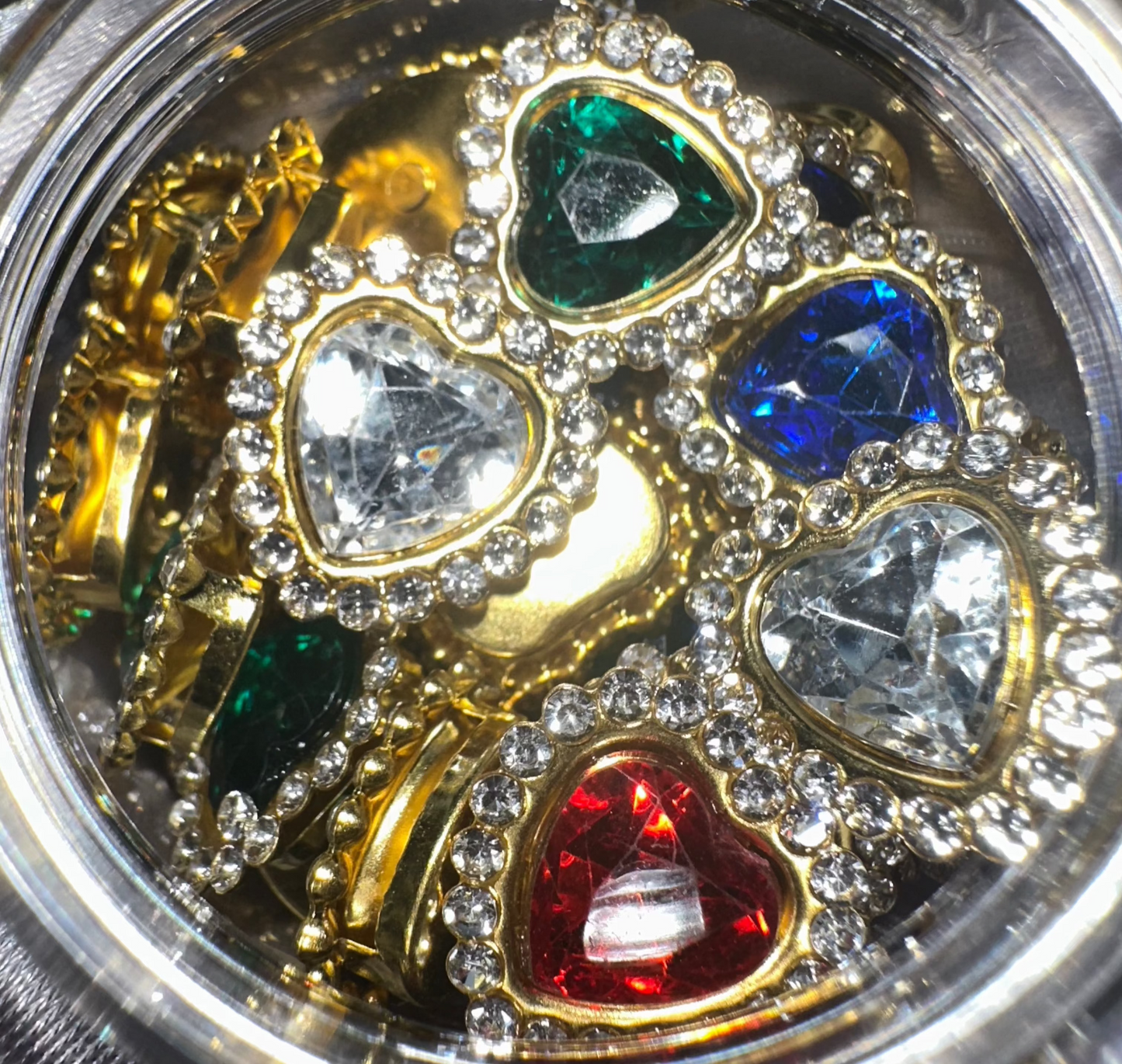 Heart Rhinestones