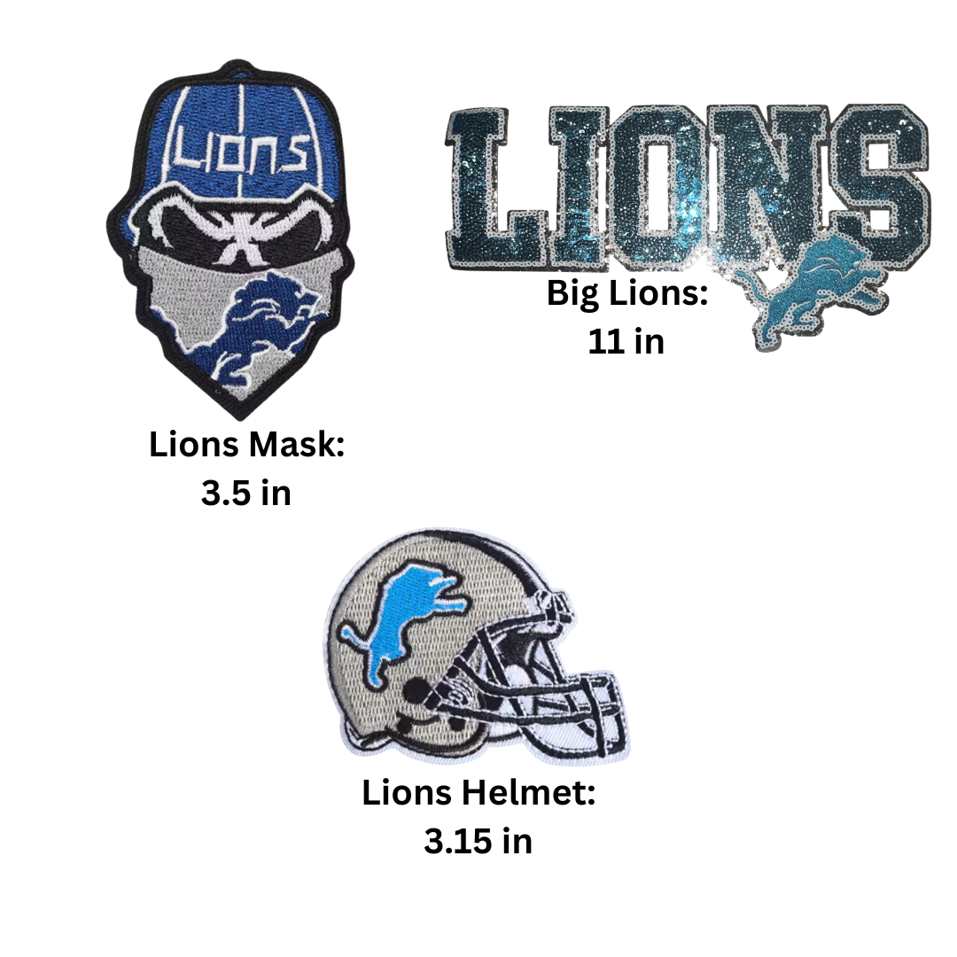 Lions Patches