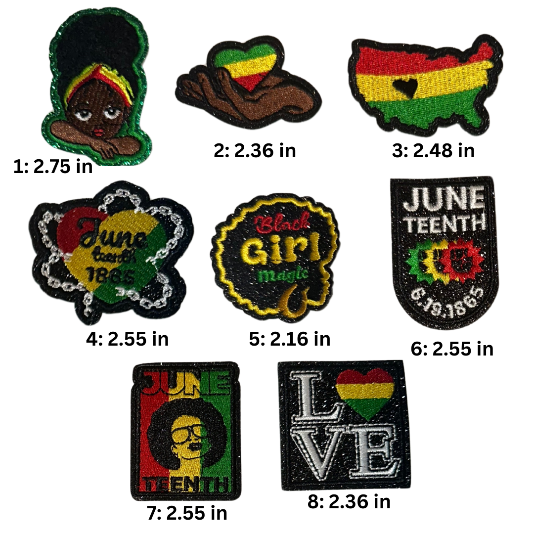 Juneteenth Patches