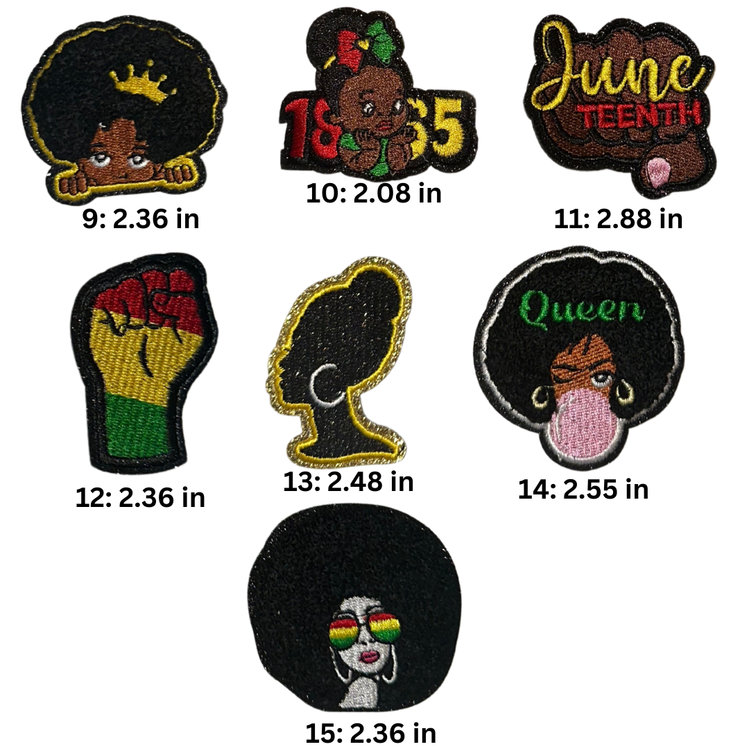 Juneteenth Patches
