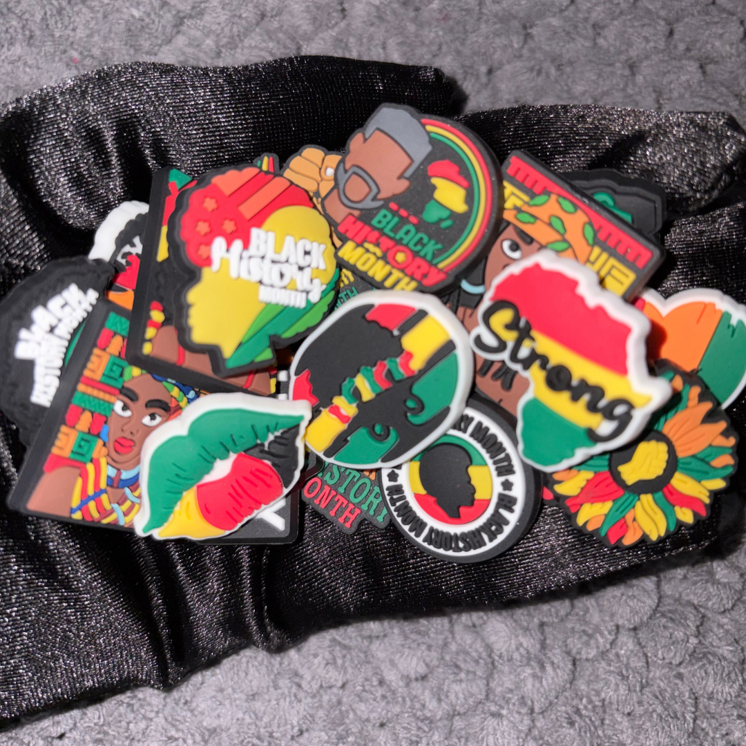 Black History/Juneteenth Croc Charms