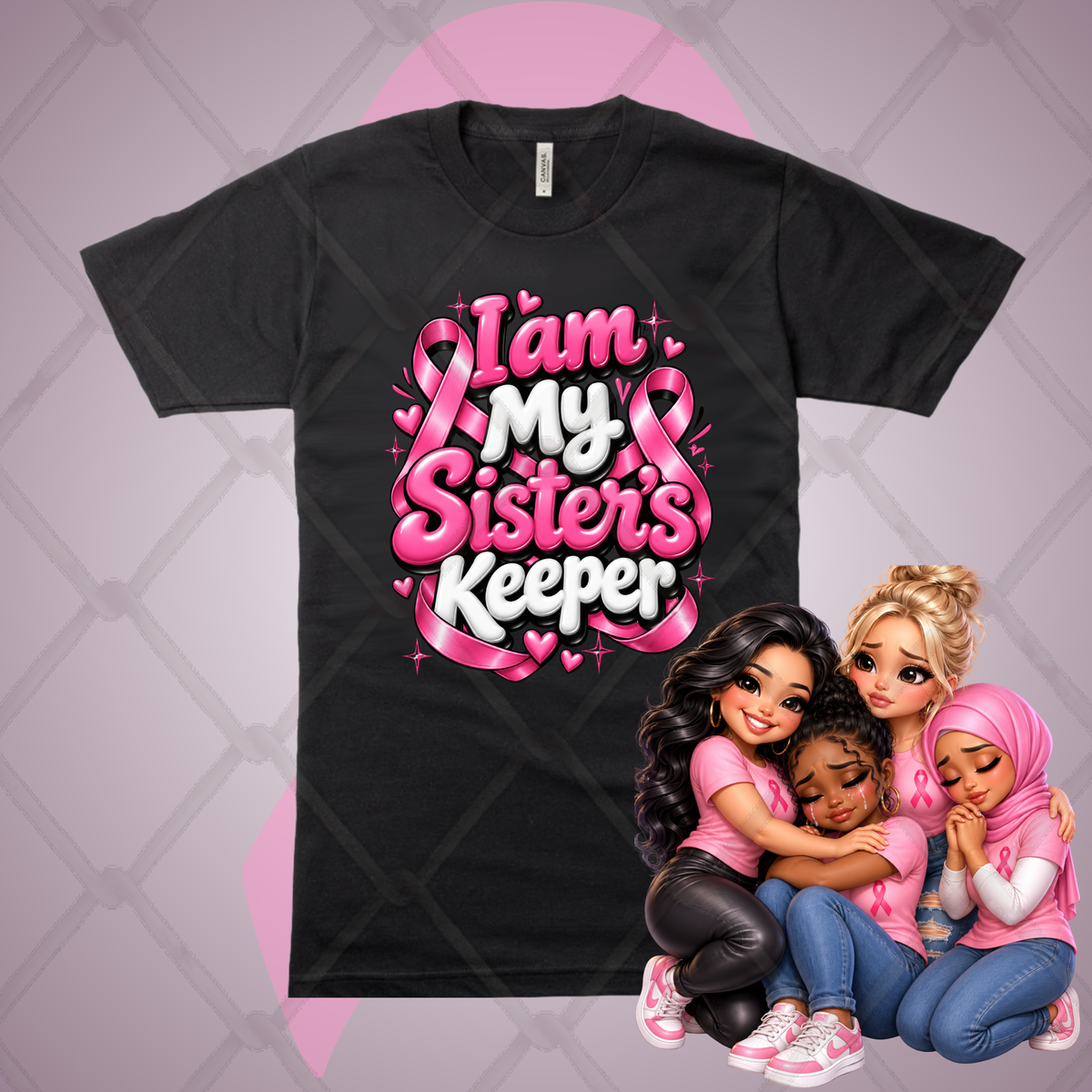 Breast Cancer Awareness | Pink Ribbon PNG 19 Bundle