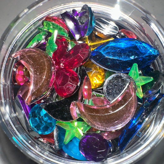 Mixed Shape Glass Rhinestones