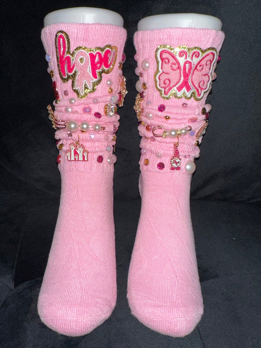 Charm Socks ~ BCA Pink