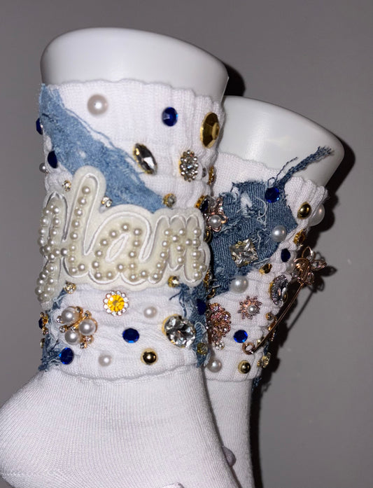 Charm Socks w/Denim
