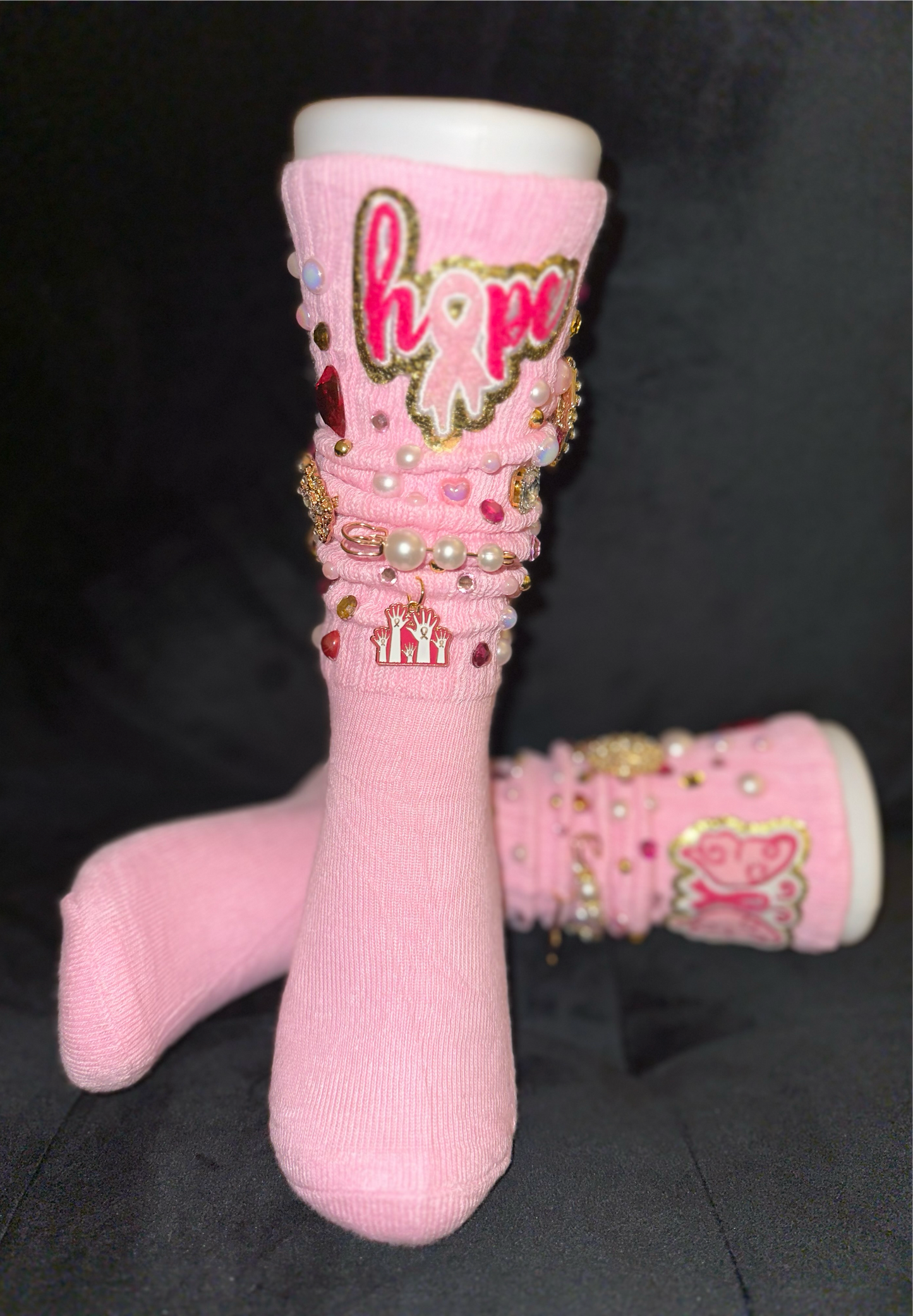 Charm Socks ~ BCA Pink