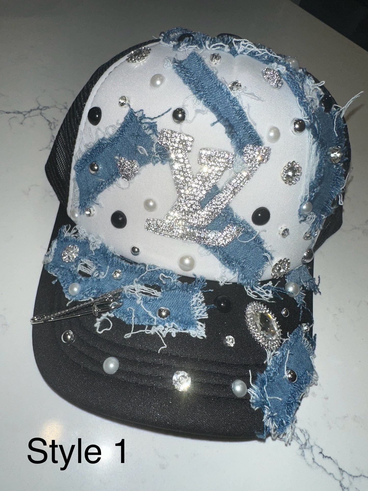 LV Inspired Trucker Hats