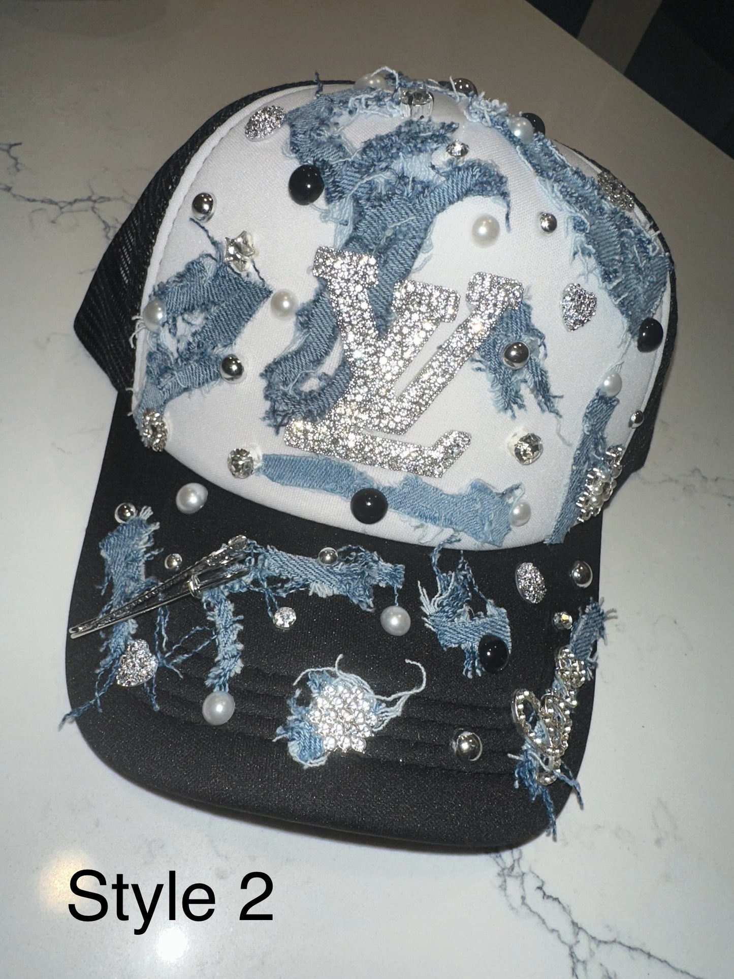 LV Inspired Trucker Hats