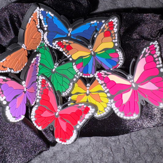 Butterfly Croc Charms