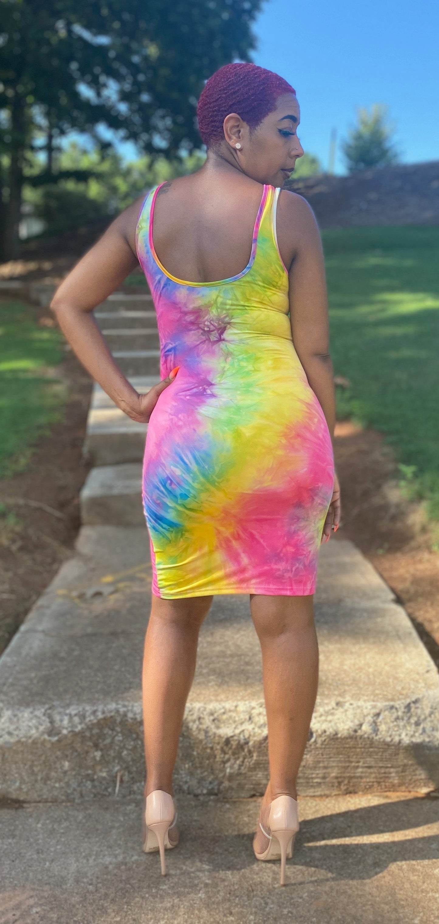 SUGGA Tie Dye Dress