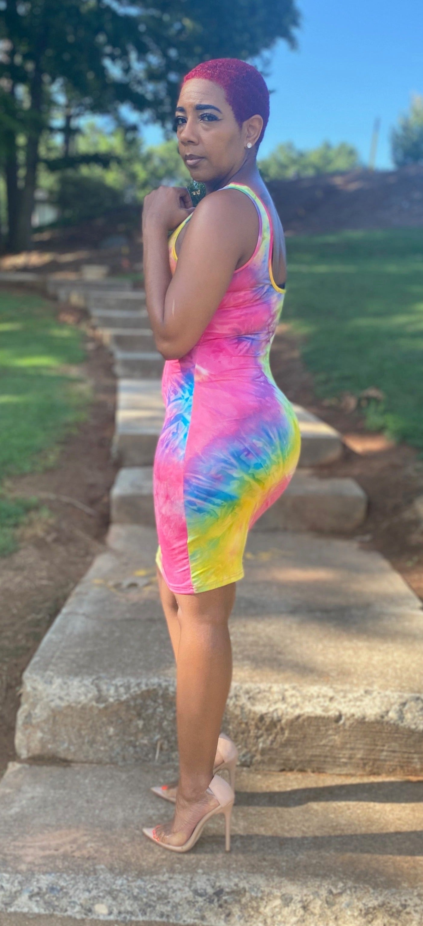 SUGGA Tie Dye Dress