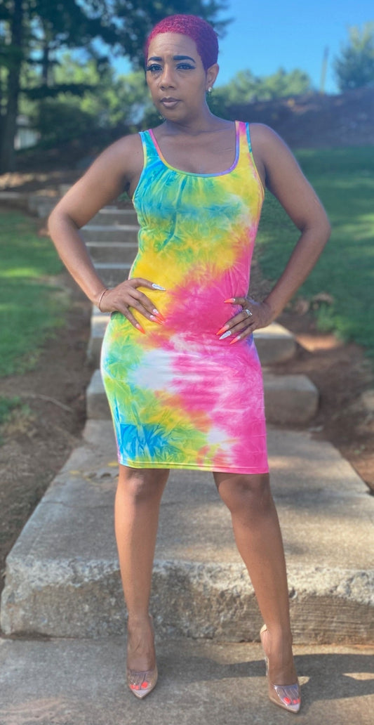 SUGGA Tie Dye Dress